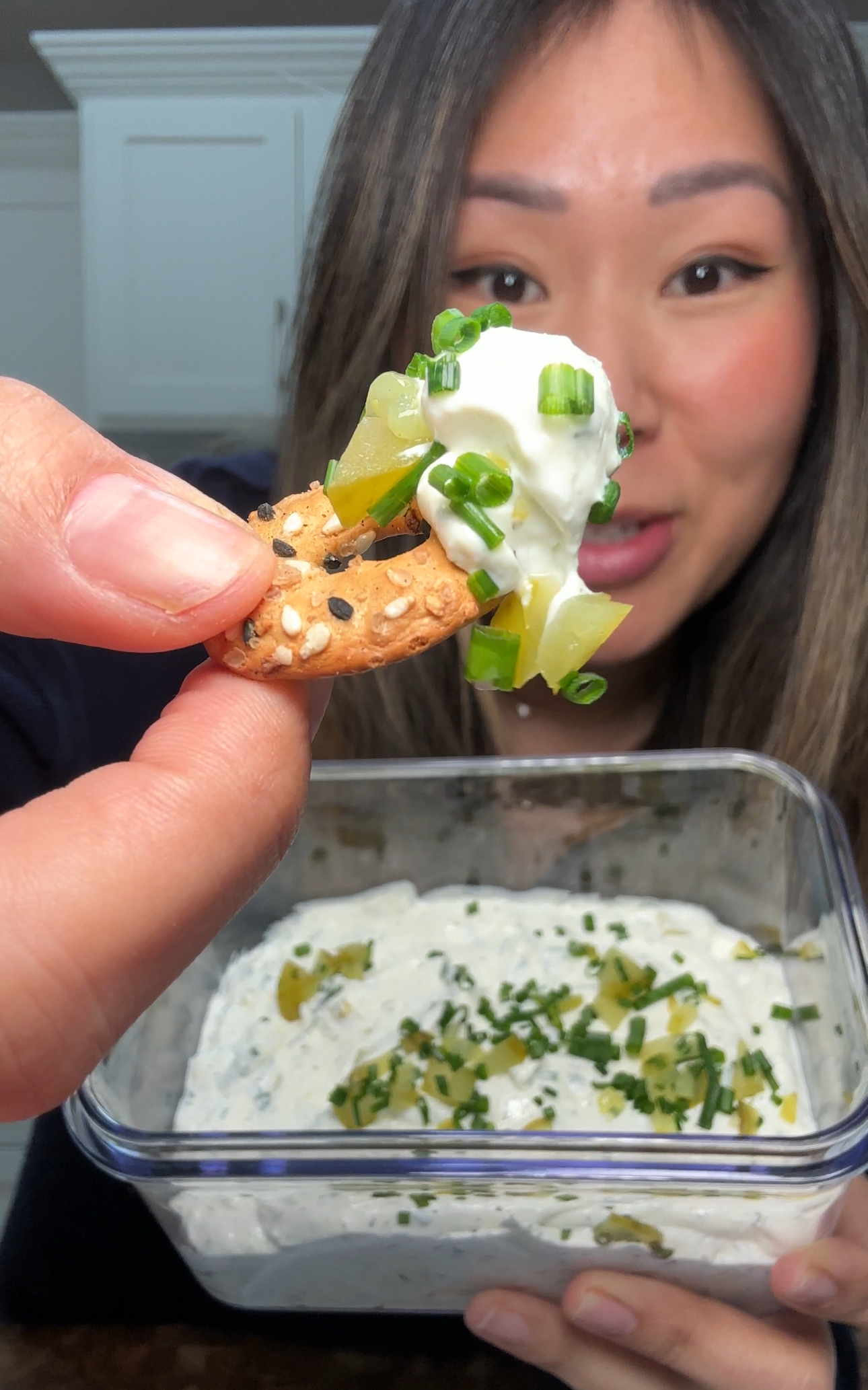 High Protein Dill Pickle Ranch Dip