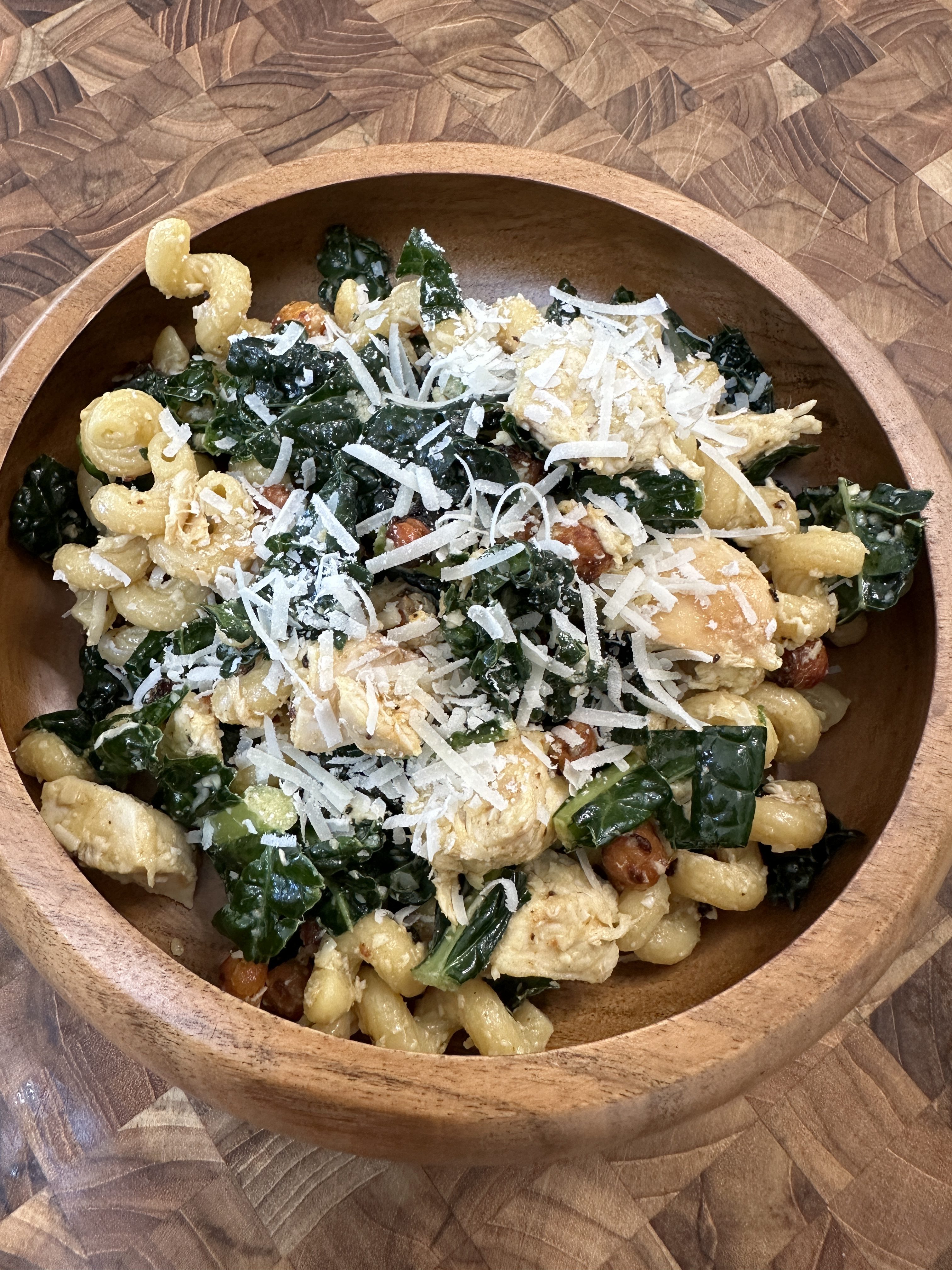 Carbone Copycat Kale Caesar Salad (High Protein + Meal Prep)